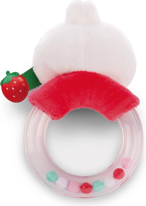 Actual product image NICI Rattle ring MOLANG 11cm on header card