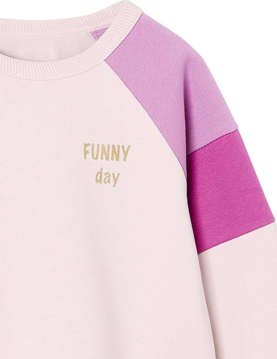 Produktbild Vertbaudet Mädchen Colorblock-Sweatshirt mit Recycling-Polyester (128)