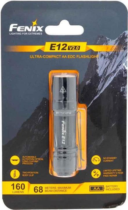 Produktbild Fenix E12 V2.0 (7.80 cm, 160 lm)