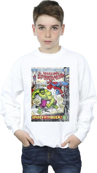 Image du produit - Sweat SPIDER-MAN VS HULK COVER - Garçon (140, 146)