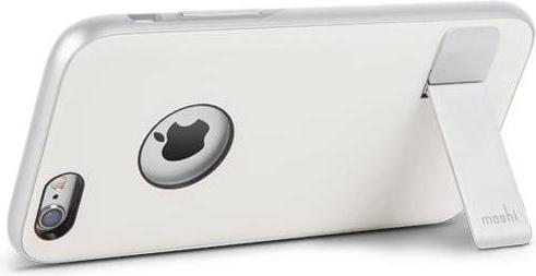 Produktbild Moshi Kameleon - designer case with aluminum kickstand - fits iPhone 6/6s - Ivory White (Apple iPhone 6)