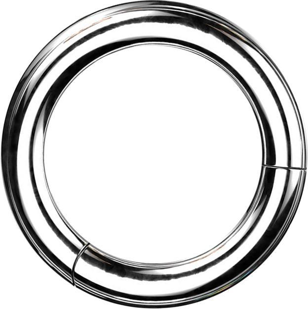 Produktbild Star Piercing Segmentring klappbar silber (ohne Messing, Titan G23)