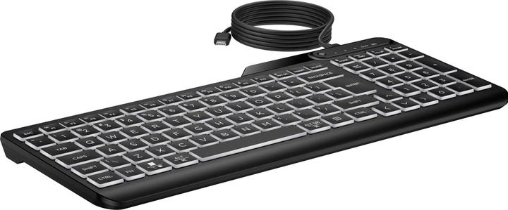 Actual product image HP 405 Multi-Device Backlit Wired Keyboard (DE, Cable)
