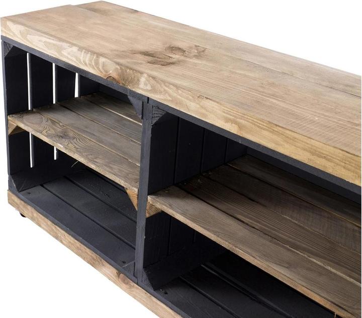 Produktbild Holz Zollhaus Regal (100 x 30 x 50 cm)