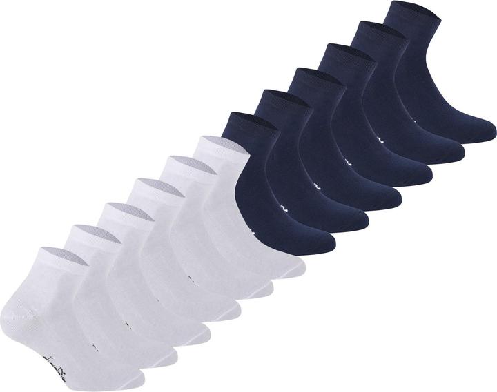 White, Dark Blue