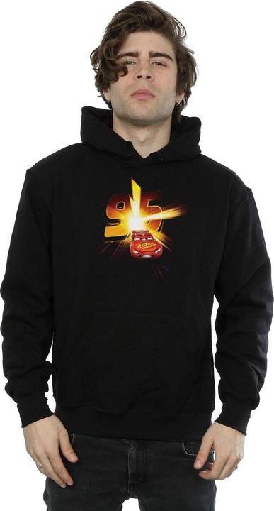 Immagine prodotto Disney Cars Lightning McQueen Burst Felpa con Cappuccio Uomo (S)