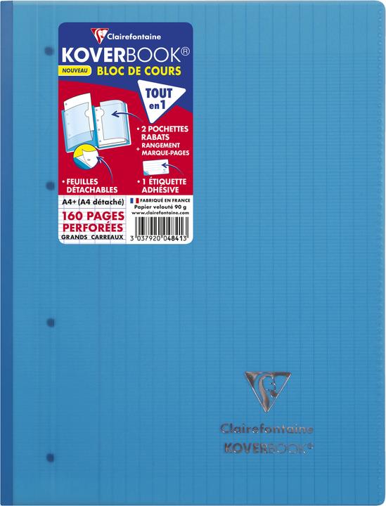 Image du produit Clairefontaine Koverbook (A4+, À rayures, Couverture rigide)