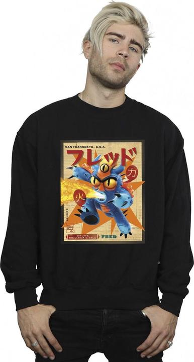 Produktbild Disney Big Hero 6 Baymax Fred Newspaper Sweatshirt (XXL)