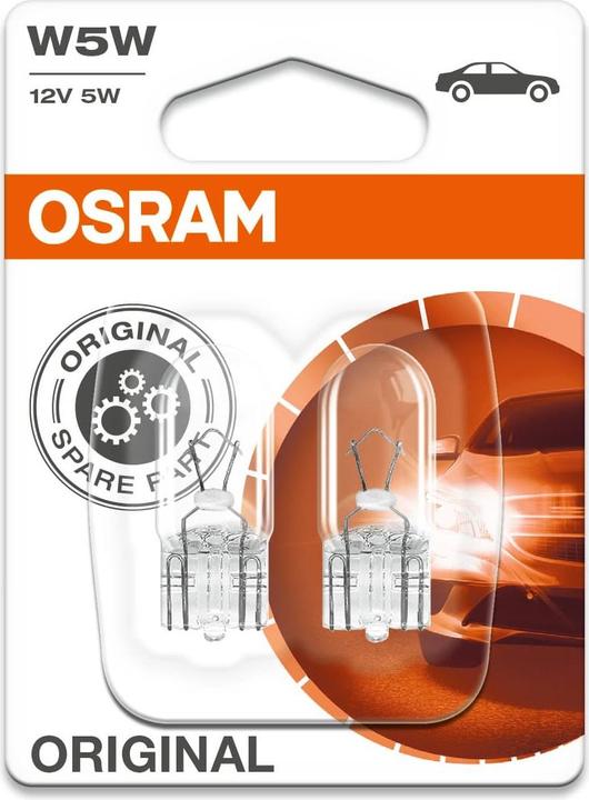 Actual product image Osram 4062172395885 Signal Leuchtmittel Standard W5W 5 W 12 V (W5W)