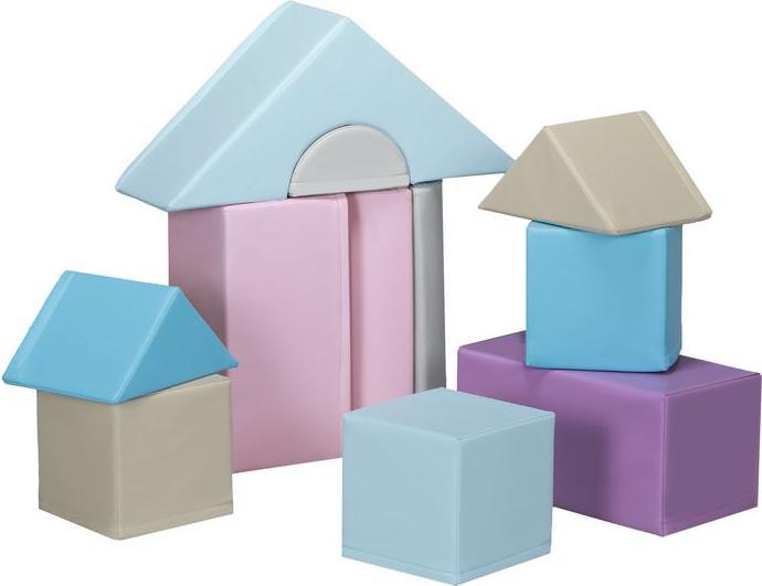 Actual product image Swisshandel24 11-tlg. Softbausteine, Schaumstoffbausteine, Bausteinset zum Toben, Klettern