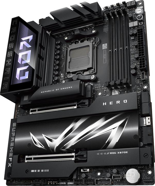 Produktbild ASUS Rog Crosshair X870e Hero (AM5, AMD X870E, ATX)