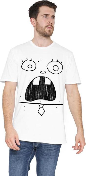 Actual product image Spongebob Squarepants Mens Doogle Face T-Shirt (3XL)