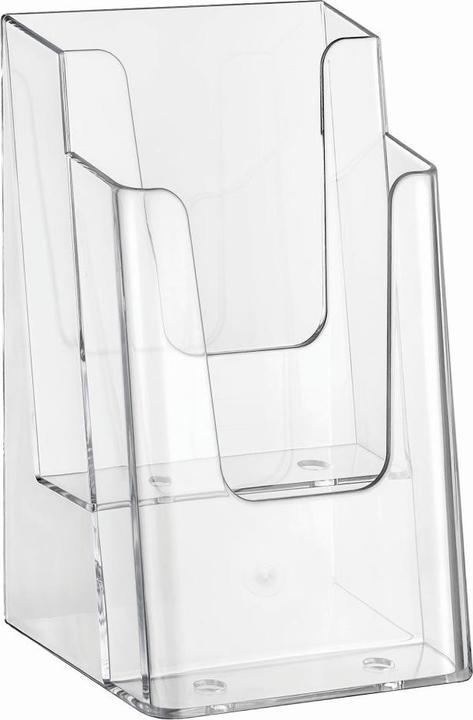 Produktbild Europel Tisch-Prospekthalter, DIN lang, 2 F„cher, glasklar (A5)