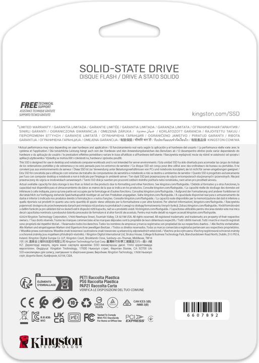 Actual product image Kingston NV3 (4000 GB, M.2 2280)