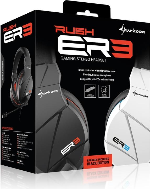 Actual product image Sharkoon Rush ER3 (Cable)