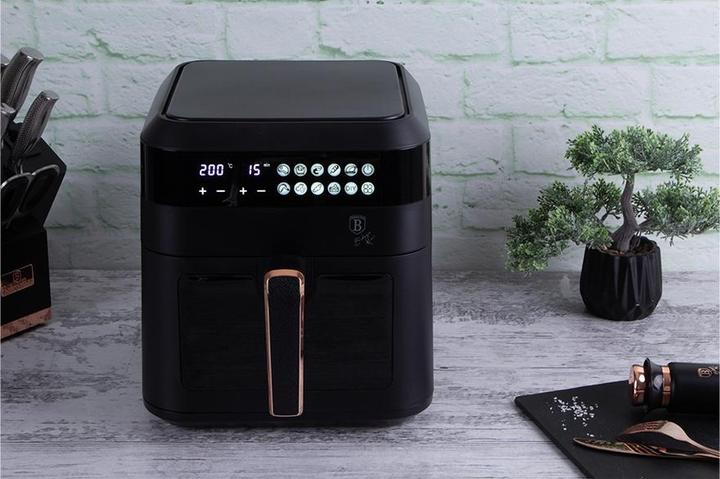 Produktbild BerlingerHaus BH9446 Air fryer, 6,3L, visible window Black Rose CollectionMona
