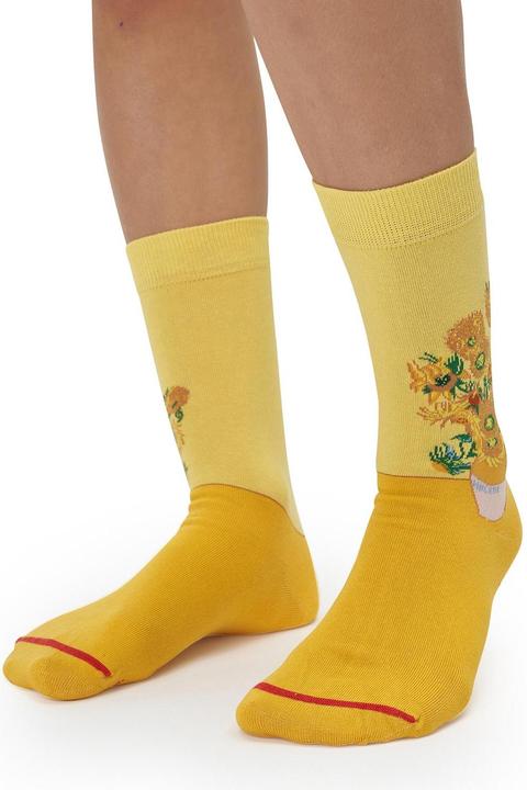 Actual product image MuseARTa Vincent van Gogh Socks - Sunflowers (Single pack, 36 - 40)