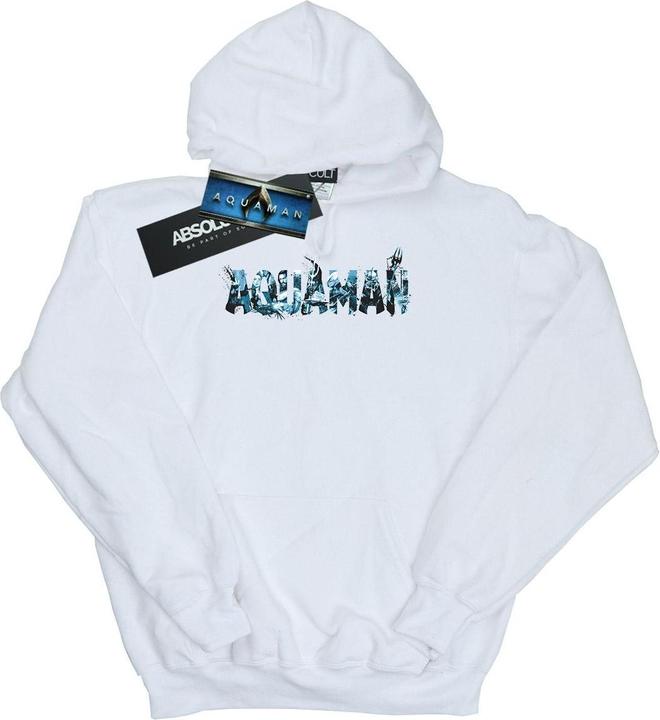 Image du produit - Sweat à capuche AQUAMAN TEXT LOGO - Fille (116)