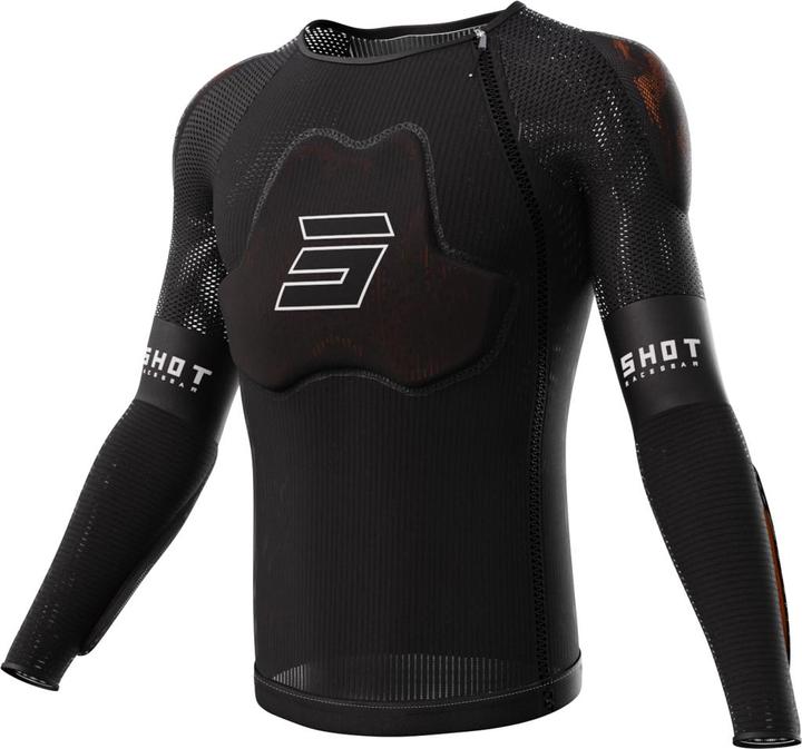 Image du produit Shot RACE D3O Protektorenjacke schwarz XXL (XXL, Short de protection)