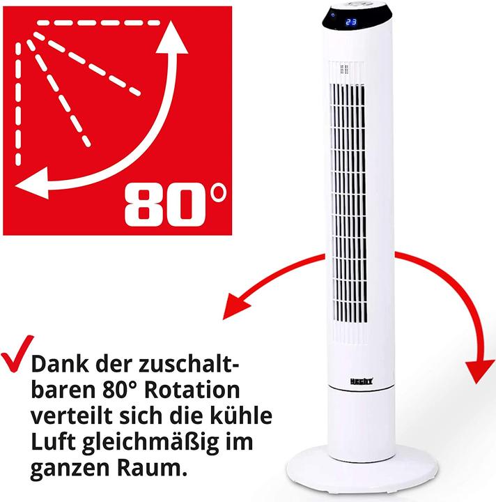 Produktbild Hecht Turmventilator (50 dB)