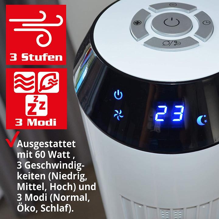Produktbild Hecht Turmventilator (50 dB)
