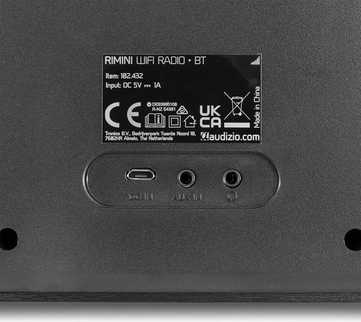 Immagine prodotto Audizio Internet Radio Rimini Nero (Web radio, Bluetooth)
