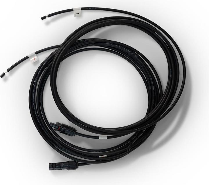 Autosolar Câble solaire 2x5 mètres à 4mm2 avec connecteur solaire (compatible) (Câble solaire)