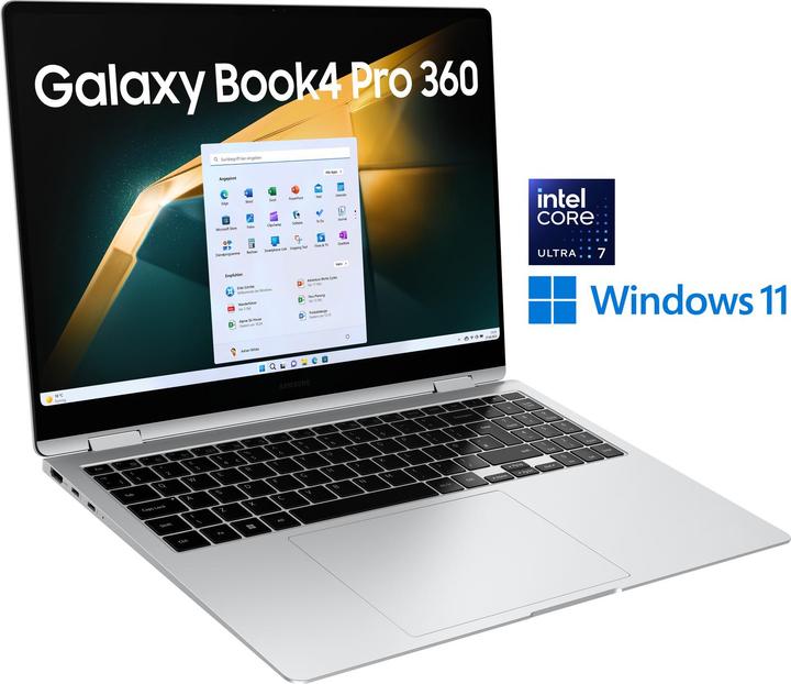Produktbild Samsung Galaxy Book4 Pro 360 (16", Intel Core Ultra 7 155H, 16 GB, 512 GB, DE)