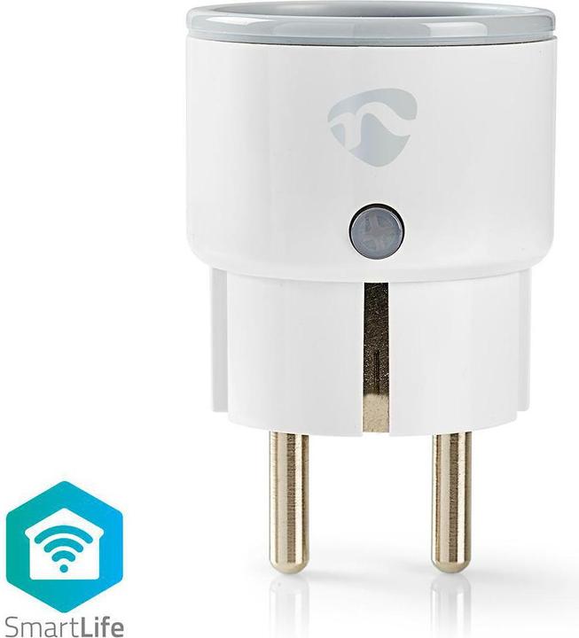 Produktbild Nedis WLAN Smartplug (WIFIP110FWT) - Energieüberwachung, Schuko Typ F, 10 A
