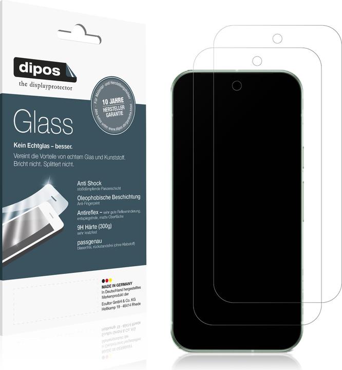 Produktbild Dipos Anti-Shock Displayschutz Matt 9H (1 Stück, Google Pixel 9)
