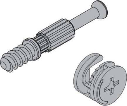 Image du produit Hettich Verbindungsbeschlag M6 x 30 mm (Raccord de connexion, 1 pcs)