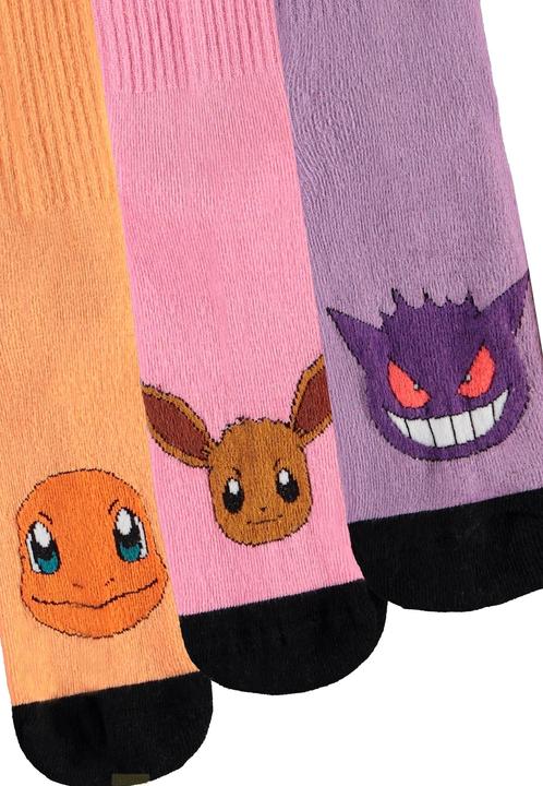 Actual product image Difuzed Pokemon - Gengar, Eevee, Charmander - 39/42 size (pack of 3, 39)