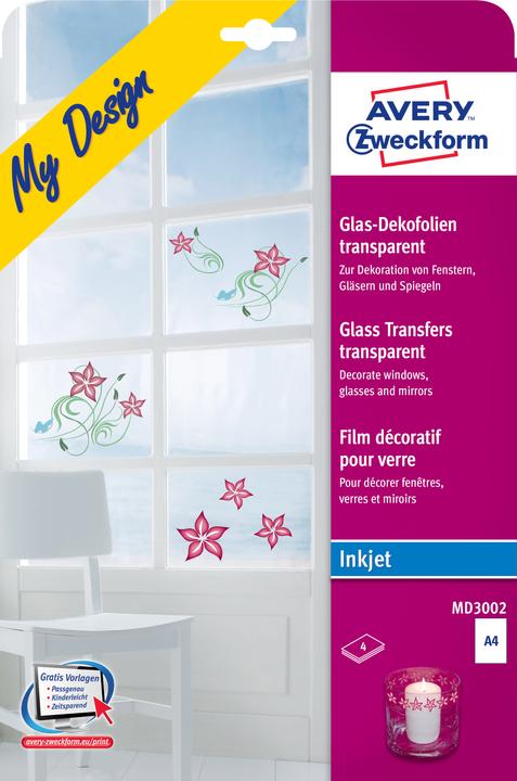 Produktbild Avery Glas-Dekofolie (A4)