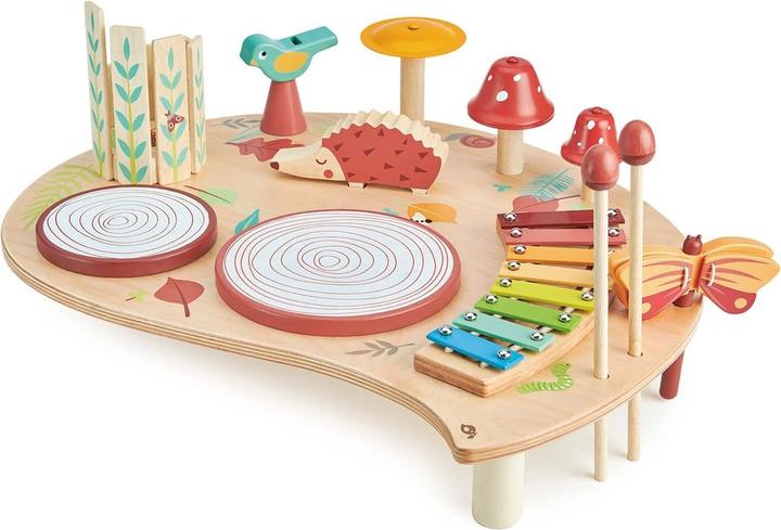 Actual product image Tender Leaf Toys Music table (German, French, Italian, English)