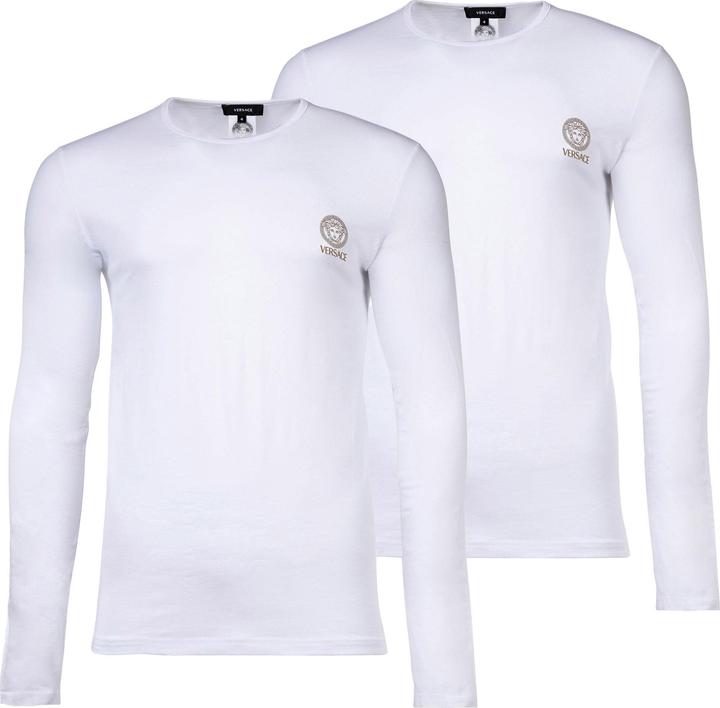 Produktbild Versace T-Shirt Bi-Pack Jersey Topeka Bi-Stretch Cotton Organic New Logo (XXL)