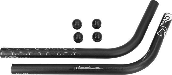 PRO AUSLEGER MISSILE AL J-BEND HIGH ALU AL-6061 (Schwarz)