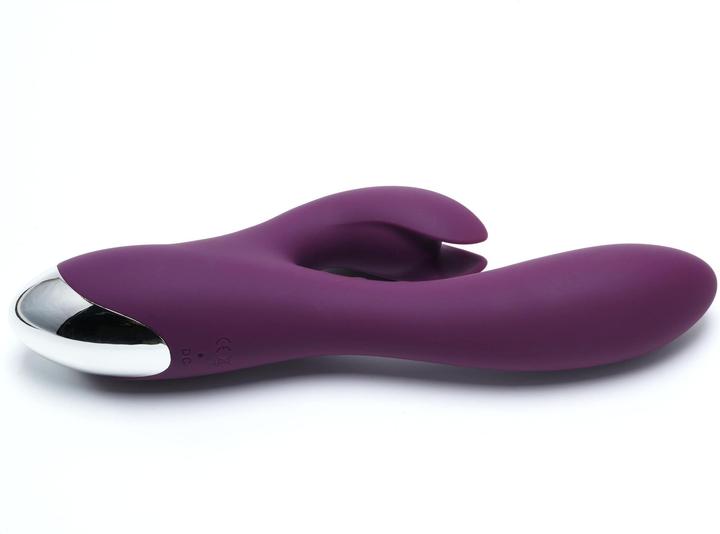 Actual product image Tracy's Dog Jade Rabbit Vibrator - Purple