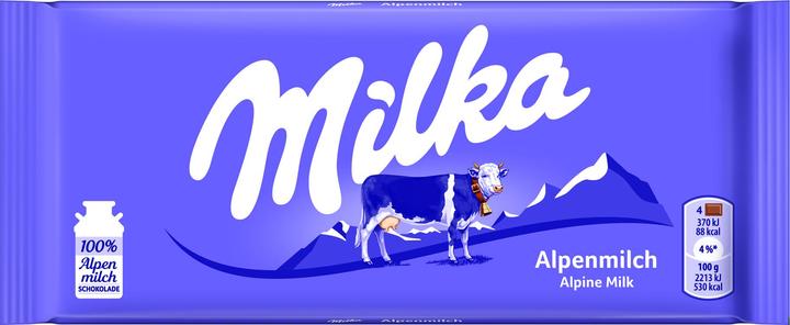 Produktbild Milka Alpenmilch Schokolade (100 g)