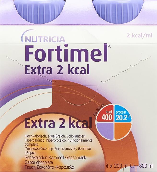 Actual product image Fortimel Protein 2Kcal chocolate-caramel (Caramel, Chocolate, 4 x)