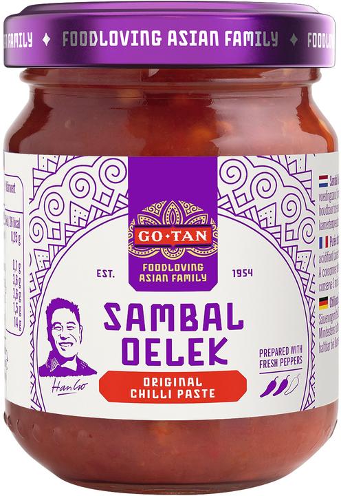 Image du produit Go-Tan Sambal Oelek (pâte de piment fort) 100g (180 g)