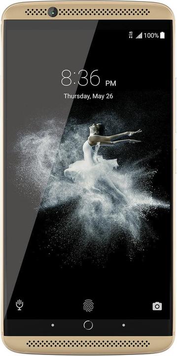 ZTE Axon 7 (64 GB, Ion Gold, 5.50", Hybrid Dual SIM, 20 Mpx, 4G)