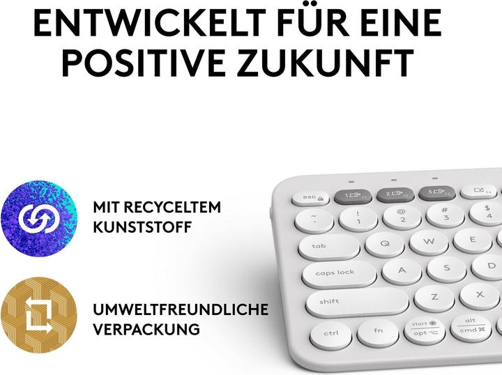 Produktbild Logitech Pebble Keys 2 K380s (DE, Kabellos)
