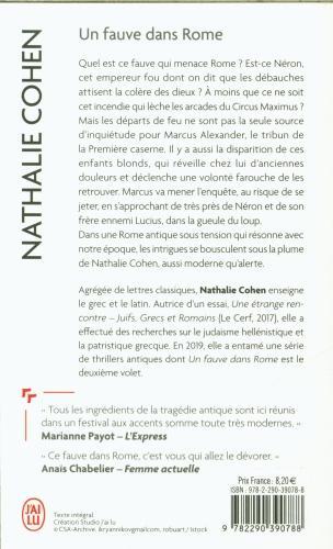 Actual product image Un fauve dans Rome (French, Cohen Nathalie, 2024)