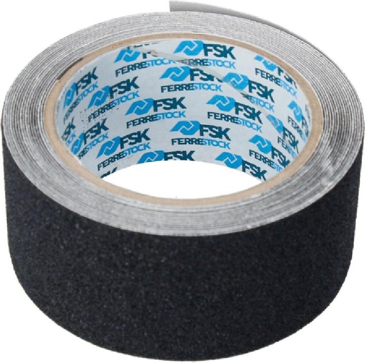 Actual product image FSK Klebeband 5 m x 50 mm Schwarz Antirutsch (50 mm)