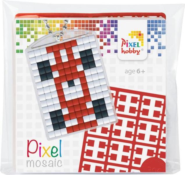 Actual product image Pixelhobby Pixel key ring set racing car