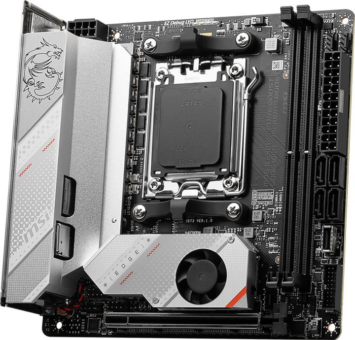 Actual product image MSI MPG B650I EDGE WIFI (AM5, AMD B650, Mini-ITX)