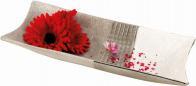Produktbild IKO Grosse Schale silber/weisses Muster h=5cm b=39cm t=1