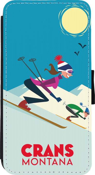 Actual product image PhoneLook Coque Wallet noir Crans-Montana Ski Downhill (Apple iPhone 11 Pro Max)