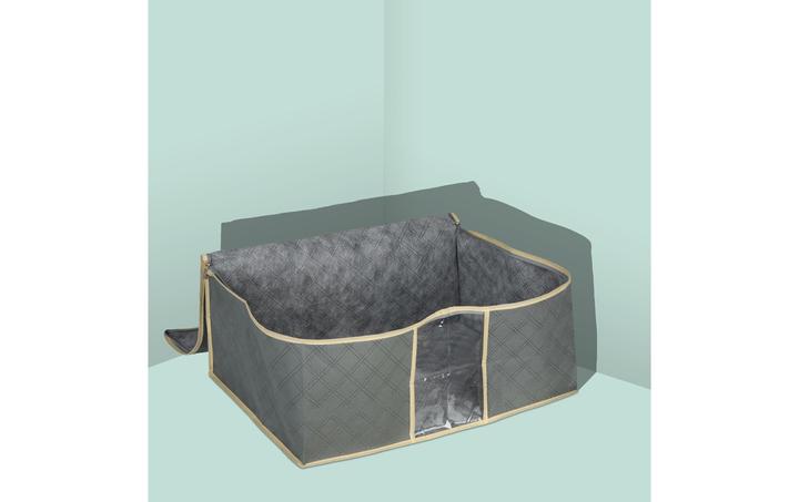 Image du produit Relaxdays 2x Bettdecken-Aufbewahrungstasche (60 x 44 x 25 cm)
