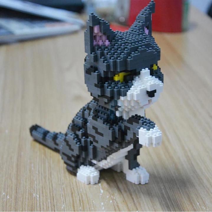 Produktbild Balody 16038 - Graue Katze (1300 Teile)